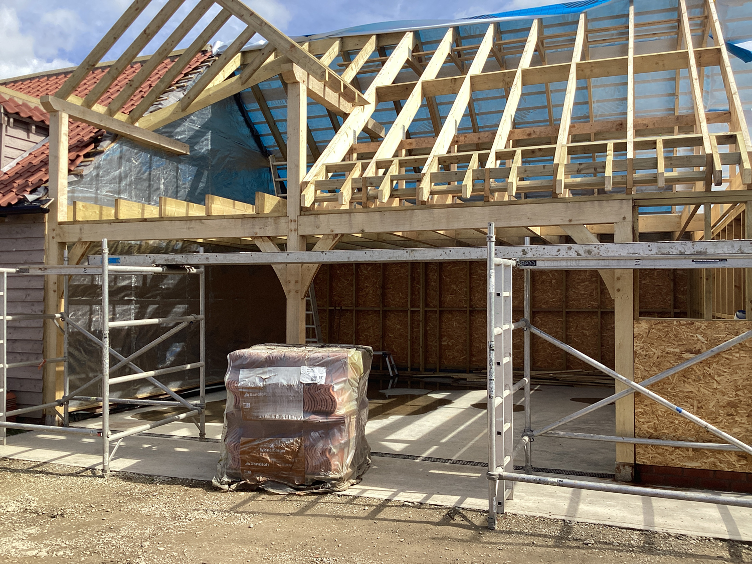 Aluminium Frame Fully Glazed Sectional Garage Door, Edinburgh