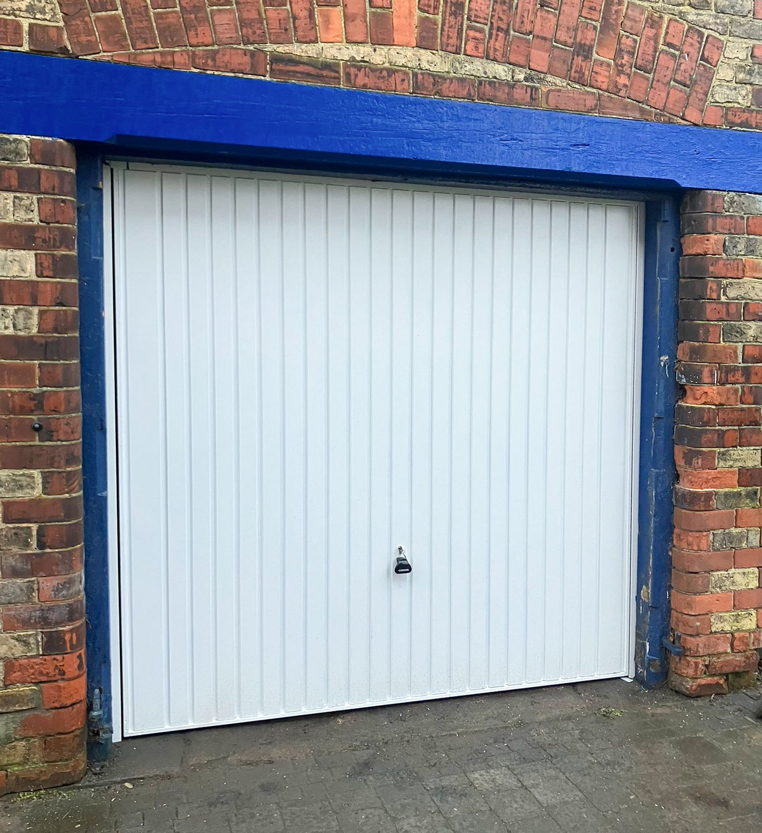 White Carlton Steel Up And Over Garage Door, Perth and Kinross