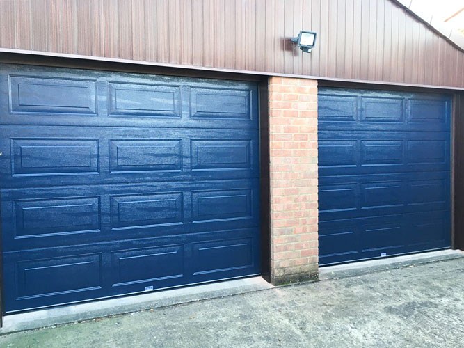 Insulated Georgian Sectional Garage Doors, Barnsley