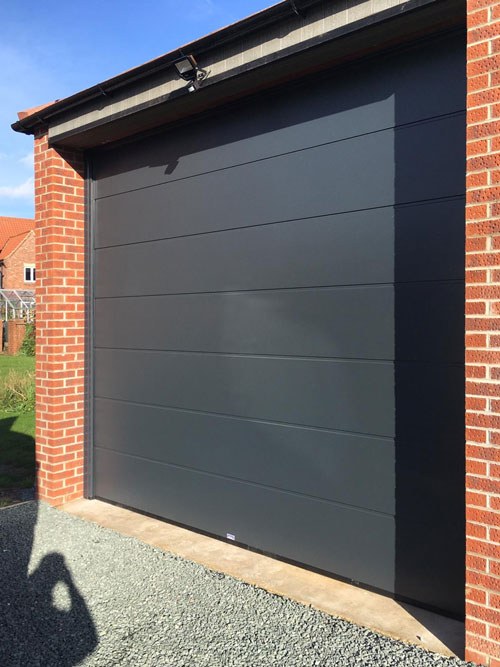 L-Rib Insulated Ribbed Sectional Garage Doors, Leeds