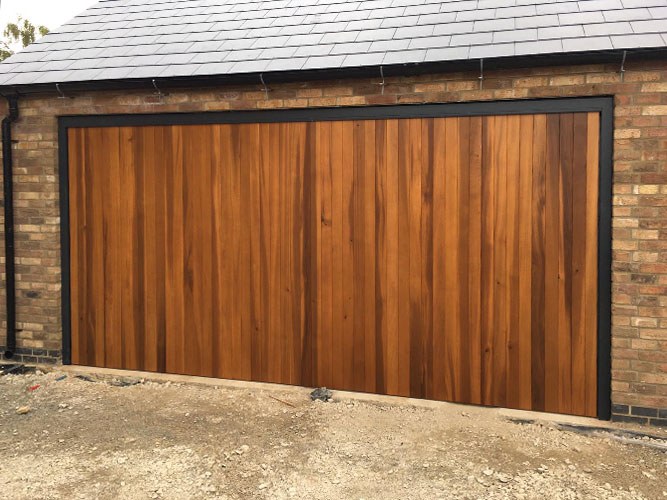 Timber Up & Over Garage Door, Bolton
