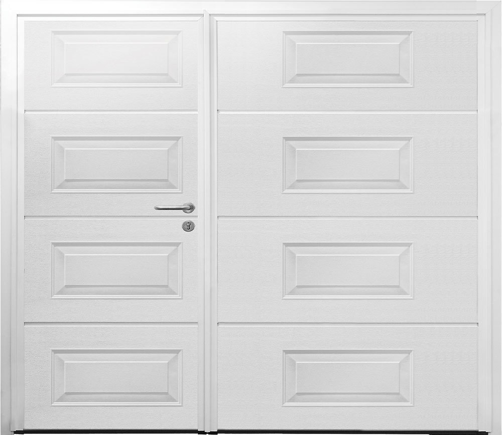 Georgian Asymmetric Horizontal - Woodgrain White