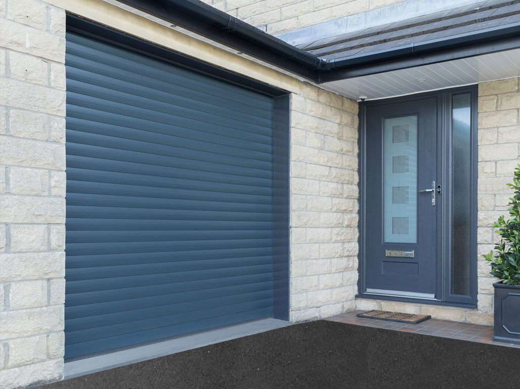 Oxley Insulated Roller Garage Door in Anthracite Grey to match other finishes on your home