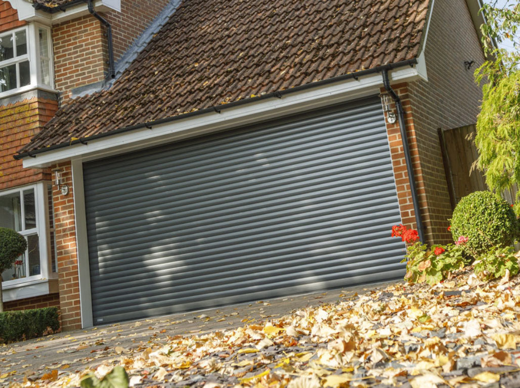 Oxley Insulated Roller Garage Doors in Anthracite Grey Finish