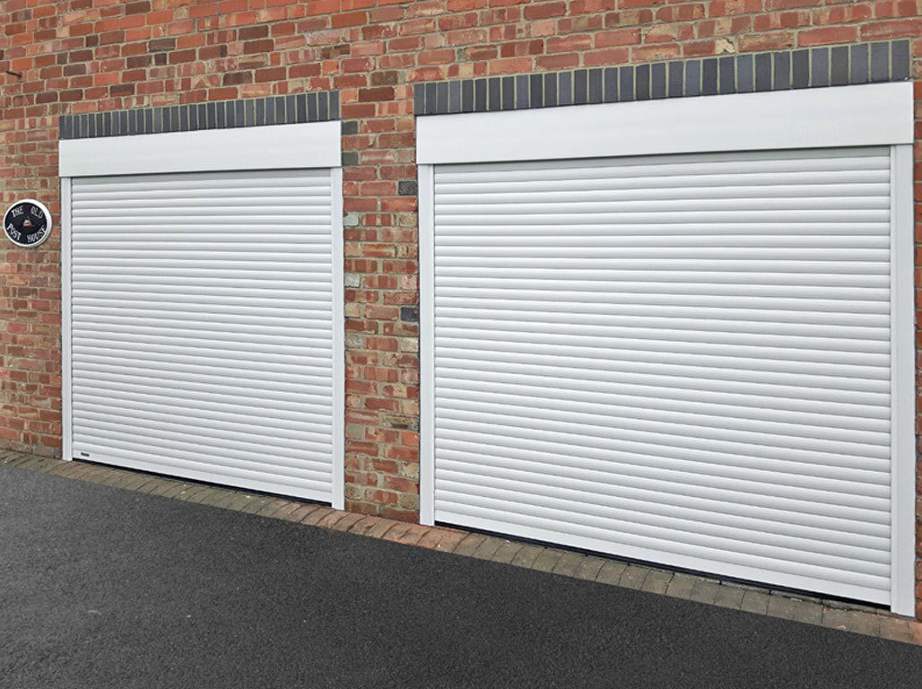 Oxley Twin Compact Insulated Roller Garage Door - The Low Headroom Solution