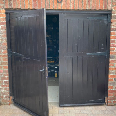 Anthracite Grey Medium Rib Sectional Garage Door, Newcastle