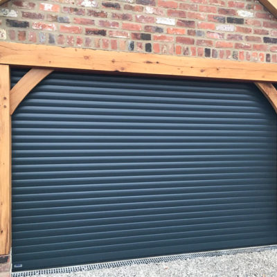 Insulated Roller Garage Doors in Anthracite Grey, Wigan