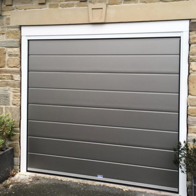 Medium Ribbed Insulated Sectional Garage Door, South Manchester & Cheshire