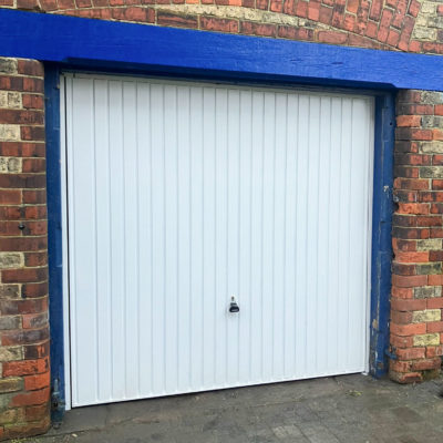 White Carlton Steel Up And Over Garage Door, Perth and Kinross