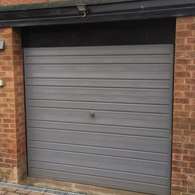 Centre Ribbed Insulated Sectional Garage Door, Sheffield