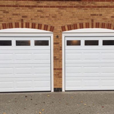 Insulated Sectional Garage Doors in White, York