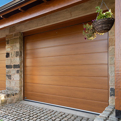 Insulated Ribbed Sectional Garage Doors